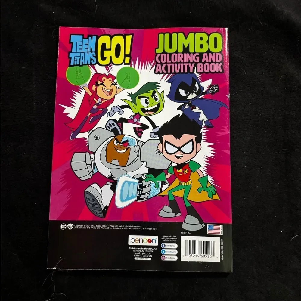 Teen Titans Go! Jumbo Coloring and activity book
